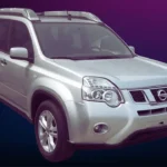 Nissan Xtrail T31 with a dark background.